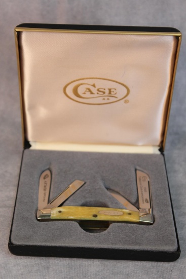 1985 Case XX Tobacco Commemorative W6052 White Bone Small Congress