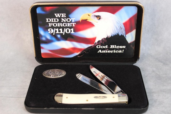 2011 Case XX "Justice is Served" 9-11 Commemorative Trapper