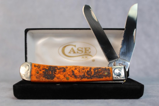 2019 Case XX Trapper with Halloween Handle Engraving