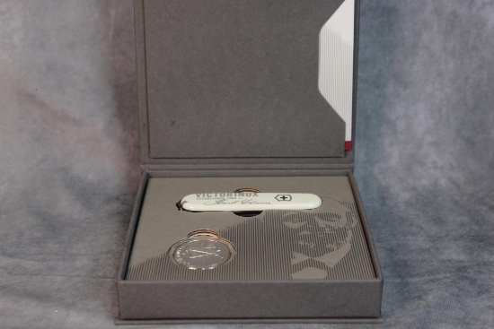 Victorinox Special Edition Karl Elsmer Knife and Coin in Box