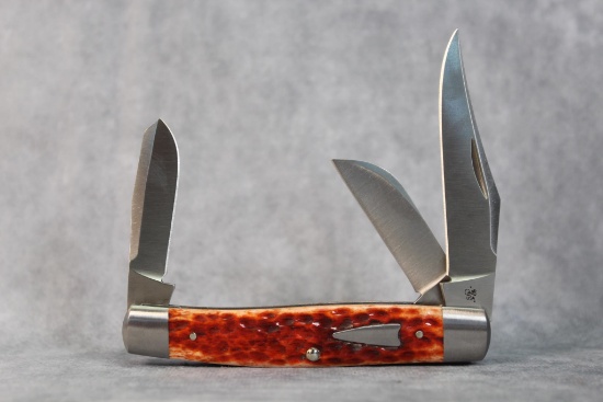 2018 Case XX Tony Bose Collab Chestnut Bone Premium Stockman