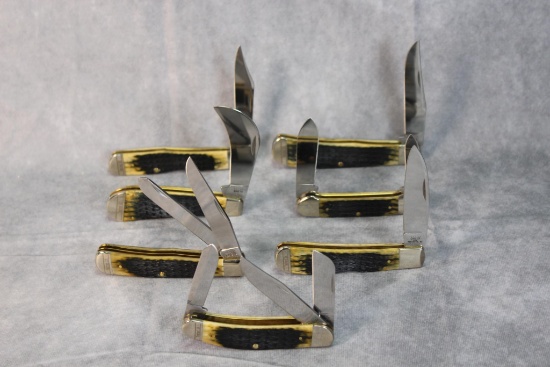Seven 2020 Case XX Olive Green Bone Pocket Knife, BETTER GROUP!, Seven Times the Money