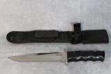 Al Mar, Fighting knife, w R.A. sample engraved on blade, 1 st prod run