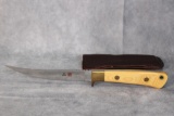 Al Mar, Honeywood handle sharp fillet knife small 5 in blade