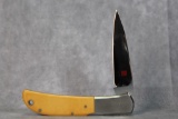 Al Mar, Yellow Micarta, Eagle, medium
