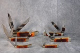 Six 2016 Case XX Chestnut Bone Knives, six times the money