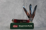 Case XX Three Blade Red Bone Trapper DR6354