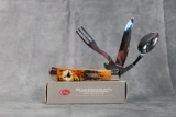 Case XX Hobo Knife with Scrimshaw of Halloween Scene by Gary Harbour