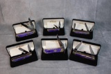 Six 2018 Case XX Ultra Violet Bone Handle Knives, six times the money