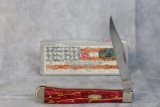 2019 Case XX Red Storm Bone Handle Slimline Trapper