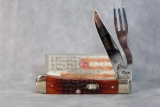 1999 Case XX '1999 Pearl Premiers' Two Blade Hobo Knife 1 of 100