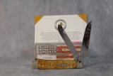 Wild Horse Custom  Case XX 'Antique Bone Black Widow' Trapper