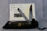Finney Knives Custom Case XX Trapper w/Watch Parts in Handle
