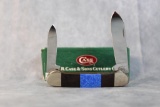 2001 Case XX Black Bone Canoe w/blue stone inlays
