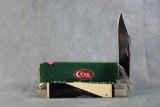 2002 Case XX Buffalo & Creamy Ivory Handle Cheetah With Blade Etch