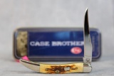 Case XX 610096 Bone Handle Tiny Toothpick w/Case Bros Cutlery Co. Tang Stamp
