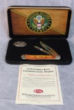 2016 Case XX US Army Commemorative Trapper with Blade Etch