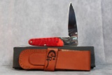 Case XX Rogers Jigged Dark Red Bone Slimlock