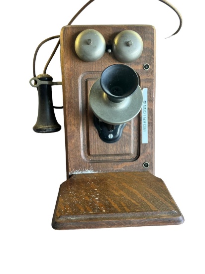 1903 Kellogg antique wall phone
