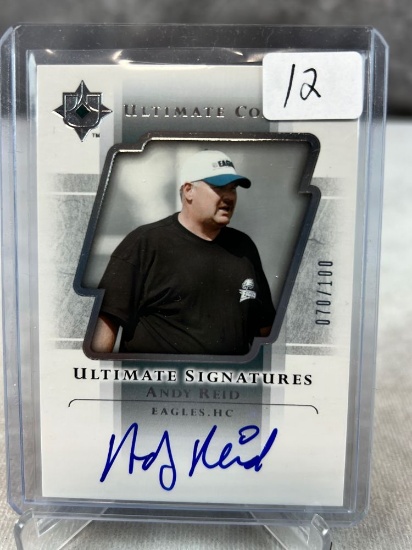 2004 UD Ultimate Collection Andy Reid Ultimate Signatures - 70/100