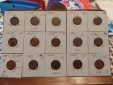 15 DIFFERENT LINCOLN CENTS 1917-1931