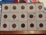 15 DIFFERENT LINCOLN CENTS 1917-1931