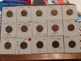 15 DIFFERENT LINCOLN CENTS 1917-1933