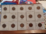 15 DIFFERENT LINCOLN CENTS 1925-1937