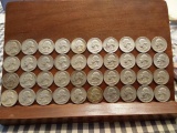 LOT OF 40 SILVER WASHINGTON QUARTERS IN THE 1950S