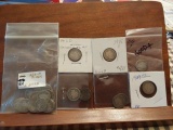 LOT OF 32 BARBER DIMES INCLUDING BETTER DATES