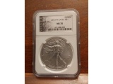 2013W SILVER EAGLE NGC MS70
