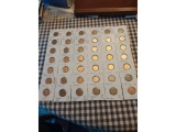 LOT OF 42 LINCOLN CENTS INCLUDES ERRORS