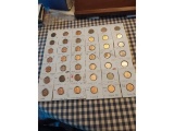 LOT OF 42 LINCOLN CENTS INCLUDING ERRORS