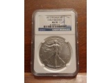 2012W SILVER EAGLE NGC MS70