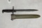 Bayonet for M-1 Garand  Cut-down 1908 RIA