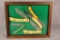 Display Box with Five Case XX Sod Buster Knives, Date Ranges from 1974-99