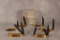 Six 2006 Case XX Bone Handle PVD Coated Blade Knives