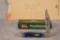 2005 Case XX Teal Bone Cheetah Cub Test Run Knife w/Blade Etch & COA