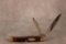 1970 Case XX Ten Dot 6227 Red Bone Knife