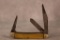 1905-20 Case Bradford PA Gold Sparkle Three Blade Stockman
