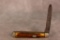 Antique Case Bros Little Valley Stag Handle Single Blade Folding Pocket Knife
