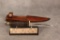 Case XX USA M3F Stacked Leather Fixed Blade Hunting Knife