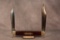 Very Large New York Knife Co. Two Blade Folding Knife, Wood Handle, 11in. Closed
