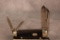 Antique Case Bros. Little Valley Wood Handle Three Blade Sleeveboard Whittler