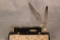 1940-64 Case XX 22087 Black Synthetic Two Blade Jack Knife