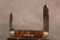 Antique Case Bros. Little Valley Green Bone Two Blade Whittler