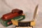 2001 Case XX Black Synthetic 'Hammerhead' Lockback with Sheath