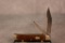 Antique Remington Green Bone Two Blade Pocket Knife
