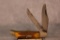 Antique Kabar Stag Handle Folding Hunter