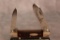 1977 Case XX 62131 Red Bone Canoe with Blade Etch